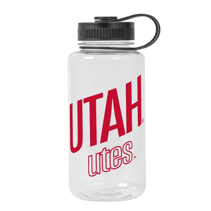 slide 2 of 2, NCAA Utah Utes Portable Drinkware - 38oz: Plastic Water Bottle, NCAA Licensed, 38 oz