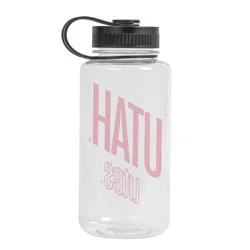 NCAA Utah Utes Portable Drinkware - 38oz: Plastic Water Bottle, NCAA Licensed
