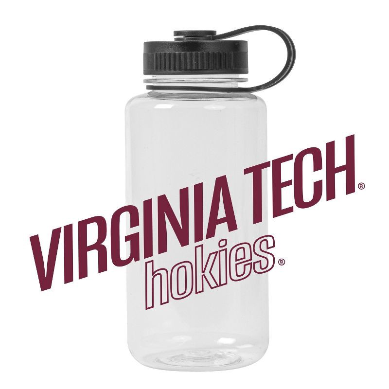 slide 3 of 3, NCAA Virginia Tech Hokies Portable Drinkware - 38oz: Plastic Water Bottle, 9" Height, 38 oz