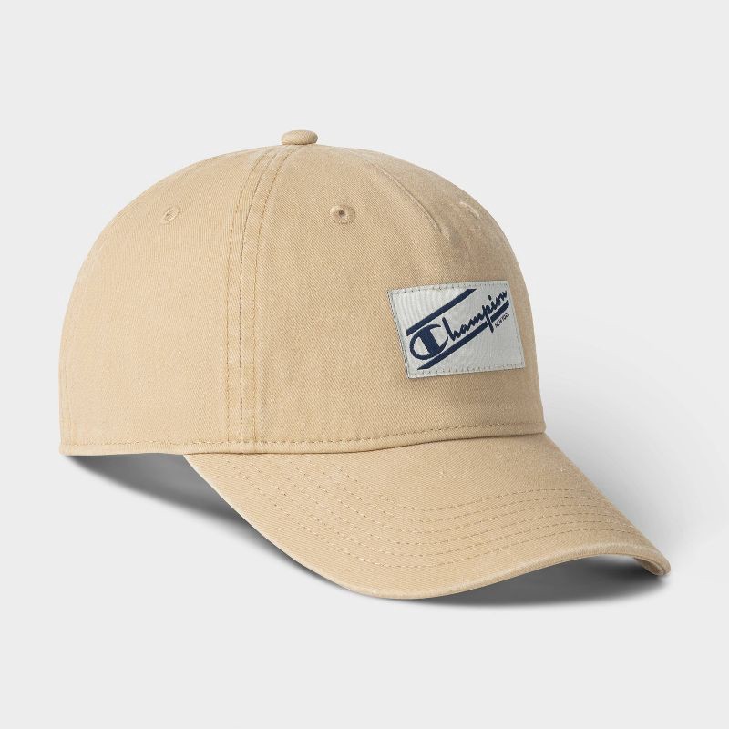 slide 3 of 4, Champion Adult Pigment-Washed Twill Baseball Hat - Irish Cream, 1 ct