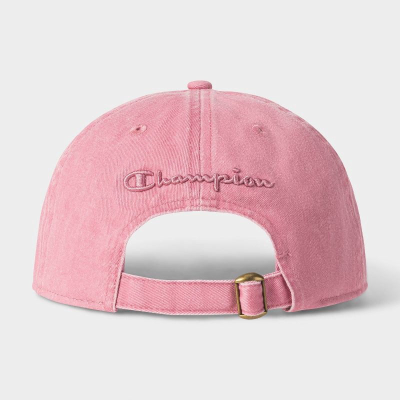 slide 2 of 4, Champion Adult Pigment-Washed Twill Baseball Hat - Cosmic Pink, 1 ct