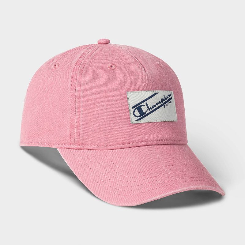 slide 3 of 4, Champion Adult Pigment-Washed Twill Baseball Hat - Cosmic Pink, 1 ct