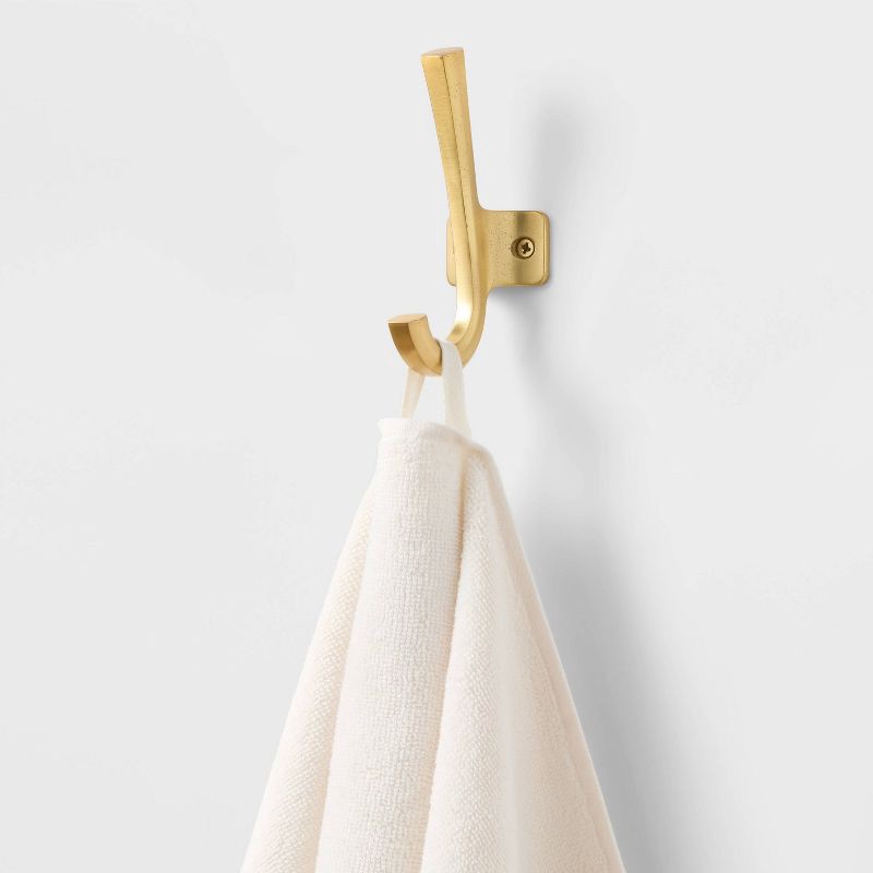 slide 4 of 4, 2pk Scalloped Christmas Hand Towels Cream/Red - Threshold™, 2 ct