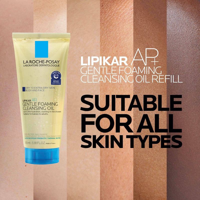 slide 7 of 11, La Roche Posay Lipikar Oil - 3.38 fl oz, 3.38 fl oz