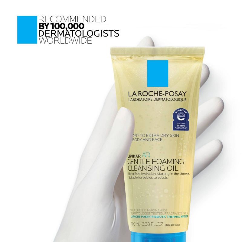 slide 10 of 11, La Roche Posay Lipikar Oil - 3.38 fl oz, 3.38 fl oz