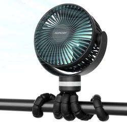 Momcozy Portable Stroller Fan - Black