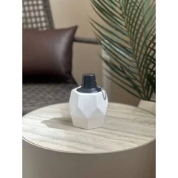 Patio Essentials Geo Table Top Torch White