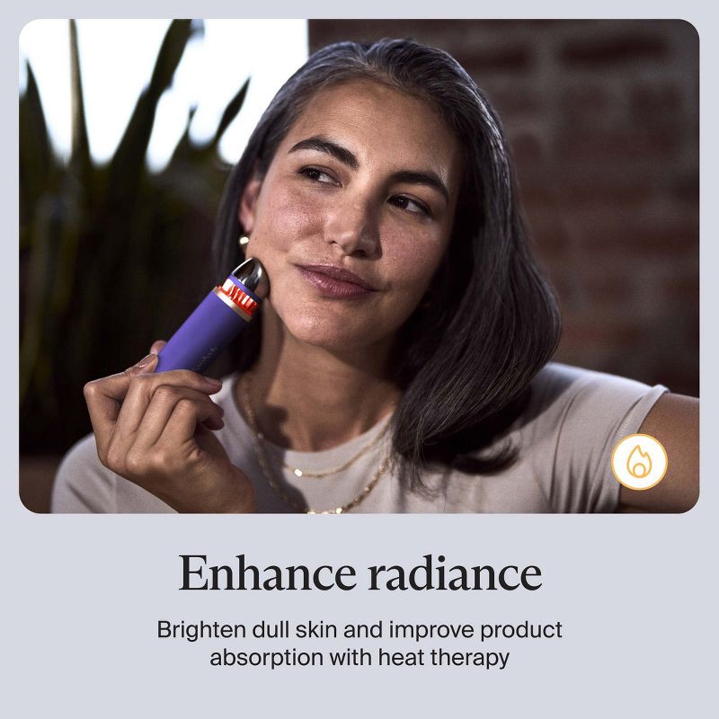 slide 6 of 13, Therabody TheraFace Depuffing Cold & Heat Facial Treatment Wand - Indigo, 1 ct