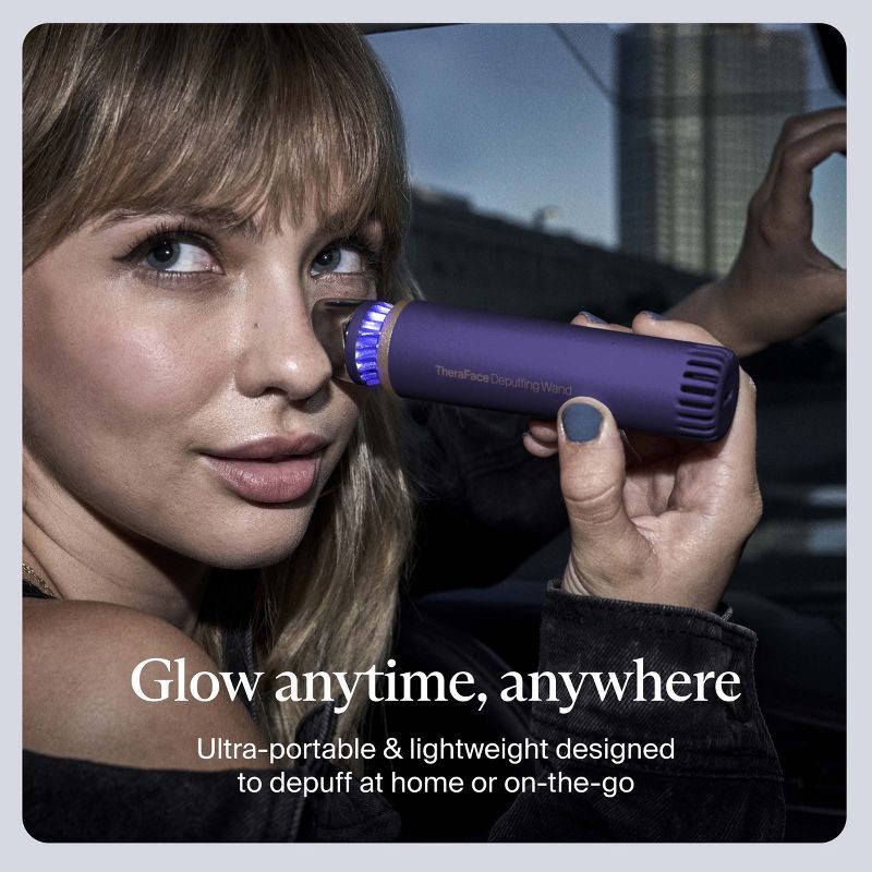 slide 7 of 13, Therabody TheraFace Depuffing Cold & Heat Facial Treatment Wand - Indigo, 1 ct