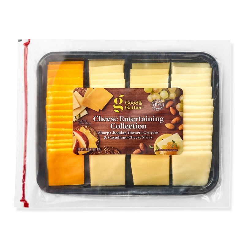 slide 1 of 3, Cheese Entertaining Collection Tray - 16oz - Good & Gather™, 16 oz
