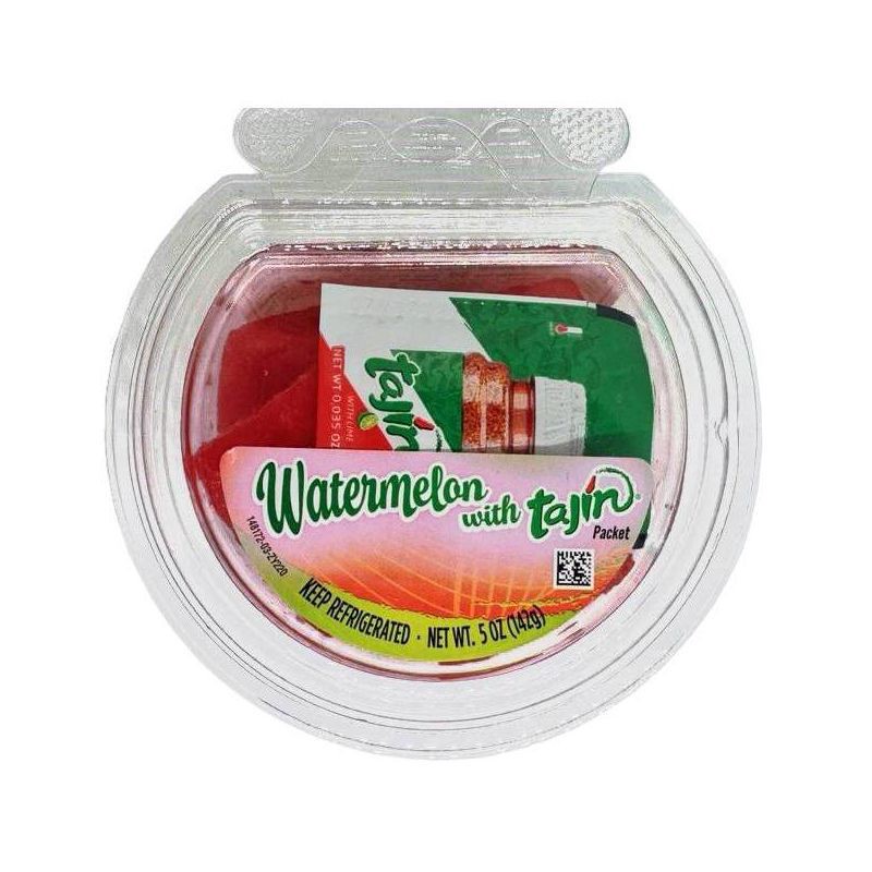 slide 1 of 3, Watermelon Chunks with Tajin Fruit Cup - 5oz, 5 oz