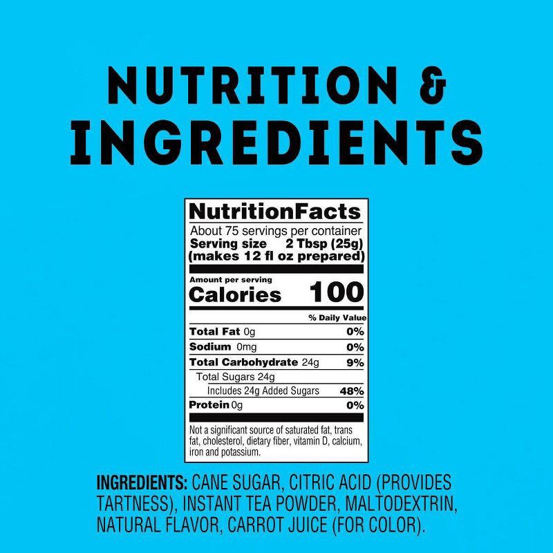 slide 4 of 5, Lipton Sweetened Lemon Iced Tea Mix - 69oz, 69 oz