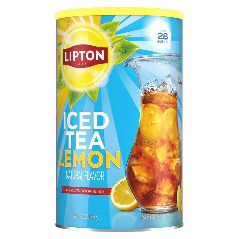 slide 1 of 5, Lipton Sweetened Lemon Iced Tea Mix - 69oz, 69 oz