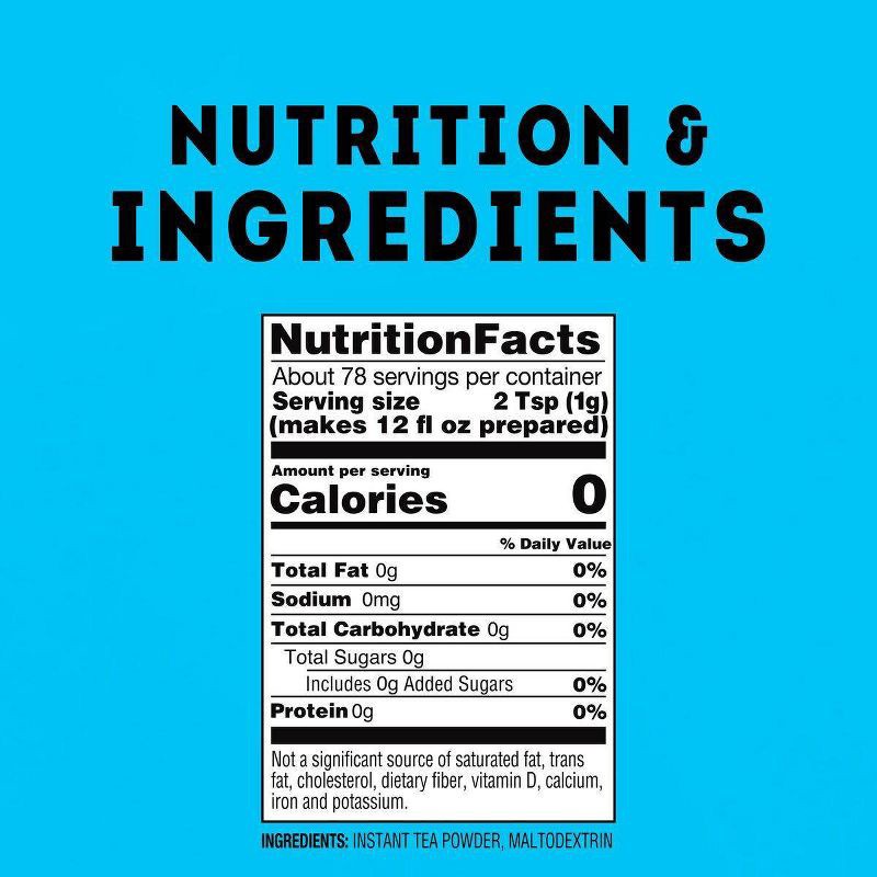 slide 4 of 5, Lipton Unsweetened Iced Tea Mix - 2.6oz, 2.6 oz
