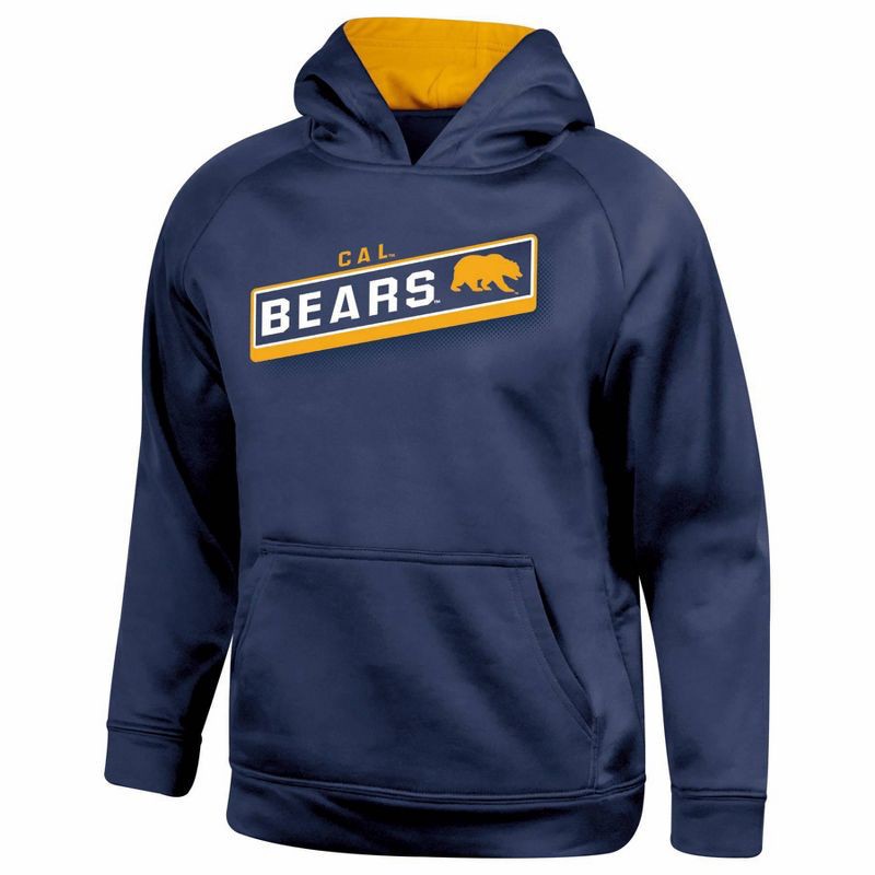 slide 1 of 3, NCAA Cal Golden Bears Boys' Gray Hooded Sweatshirt - XS, 1 ct
