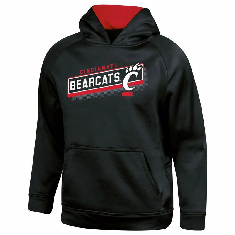 slide 1 of 3, NCAA Cincinnati Bearcats Boys' Gray Hooded Sweatshirt - XL, 1 ct