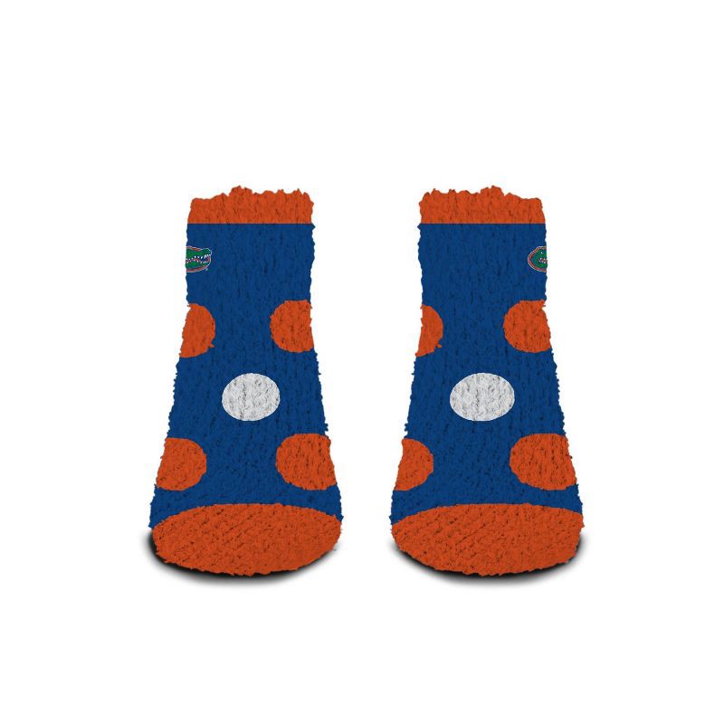 slide 2 of 3, NCAA Florida Gators Big Dot Fuzzy Sleep Soft Socks, 1 ct