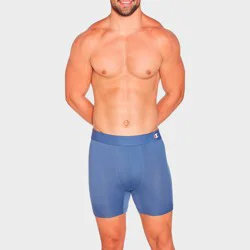 Champion Men's Authentic Originals 3pk Wicking Boxer Briefs - Blue XXL