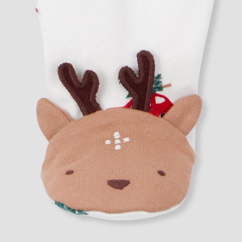 slide 4 of 6, Carter's Just One You® Baby Christmas Village Sleep N' Play with Hat - Off-White 9M, 1 ct