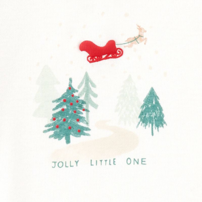 slide 2 of 4, Carter's Just One You® Baby 2pc Christmas Striped Reindeer Top and Bottom Set - Green 9M, 2 ct