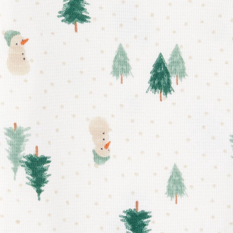 slide 2 of 4, Carter's Just One You® Baby 2pc Christmas Scenic Top and Bottom Set - Green/White 6M, 2 ct