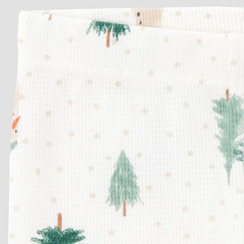 slide 3 of 4, Carter's Just One You® Baby 2pc Christmas Scenic Top and Bottom Set - Green/White 9M, 2 ct