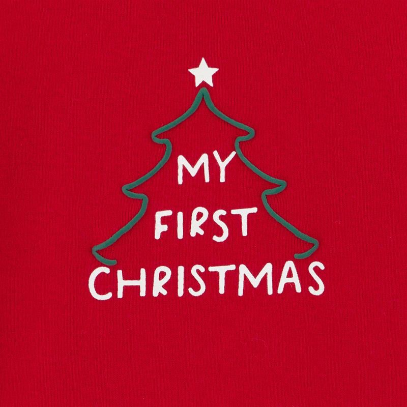 slide 2 of 4, Carter's Just One You®️ Baby 2pk My First Christmas Bodysuit - Red/Gray 9M, 2 ct