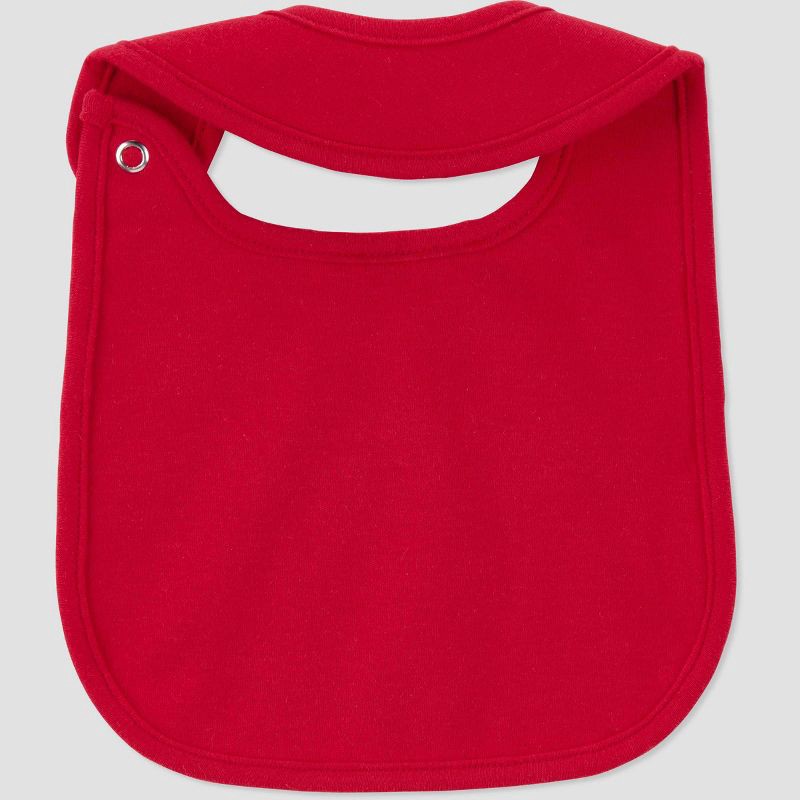 slide 3 of 4, Carter's Just One You®️ Baby My First Christmas Bib - Red, 1 ct