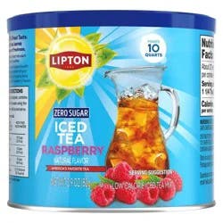 Lipton Zero Sugar Raspberry Iced Tea Mix - 2.9oz