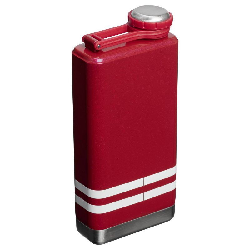 slide 2 of 3, Stanley 8 oz Pre-Party Flask Heritage Red Shimmer, 8 oz