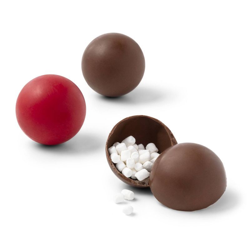 slide 4 of 4, Christmas Hot Drink Bombs - Milk Chocolate & White Chocolate - 3oz - Favorite Day™, 3 oz