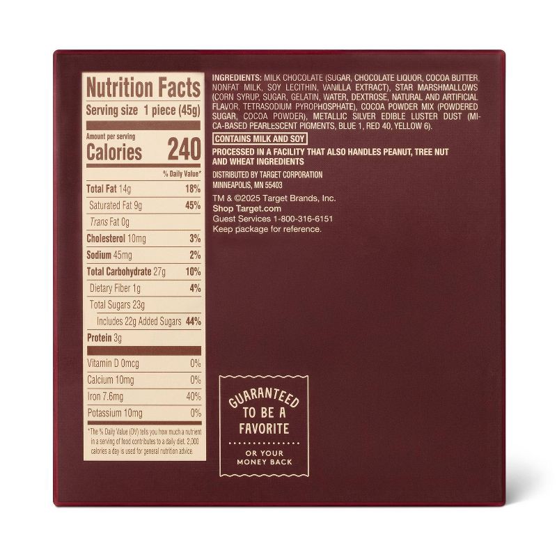 slide 2 of 4, Silver Metallic Disco Hot Christmas Cocoa Bomb with Star Shaped Marshmallows - 1.6oz - Favorite Day™, 1.6 oz