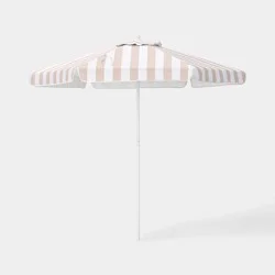 4.72"x49.21" Round Valance Outdoor Patio Umbrella Cream - Room Essentials™