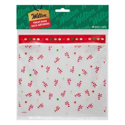 Wilton Candy Canes Resealable Treat Bag