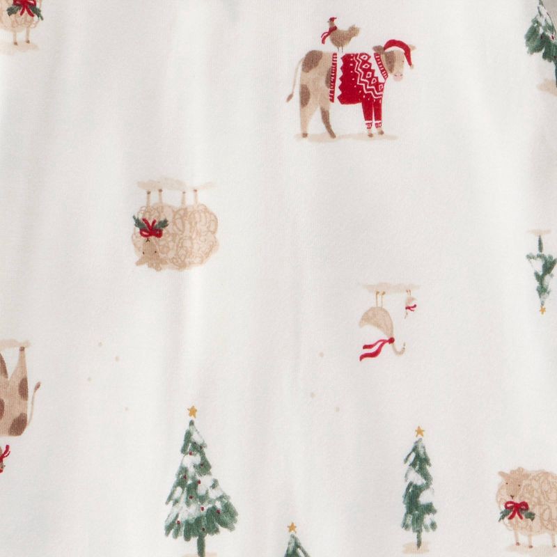 slide 5 of 6, Carter's Just One You® Baby Christmas Animals Sleep N' Play- Ivory Newborn, 1 ct