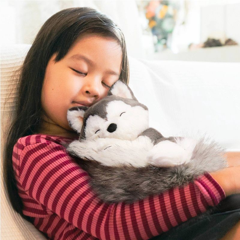 slide 2 of 5, FAO Schwarz 10" Big Tails Husky Plush, 1 ct