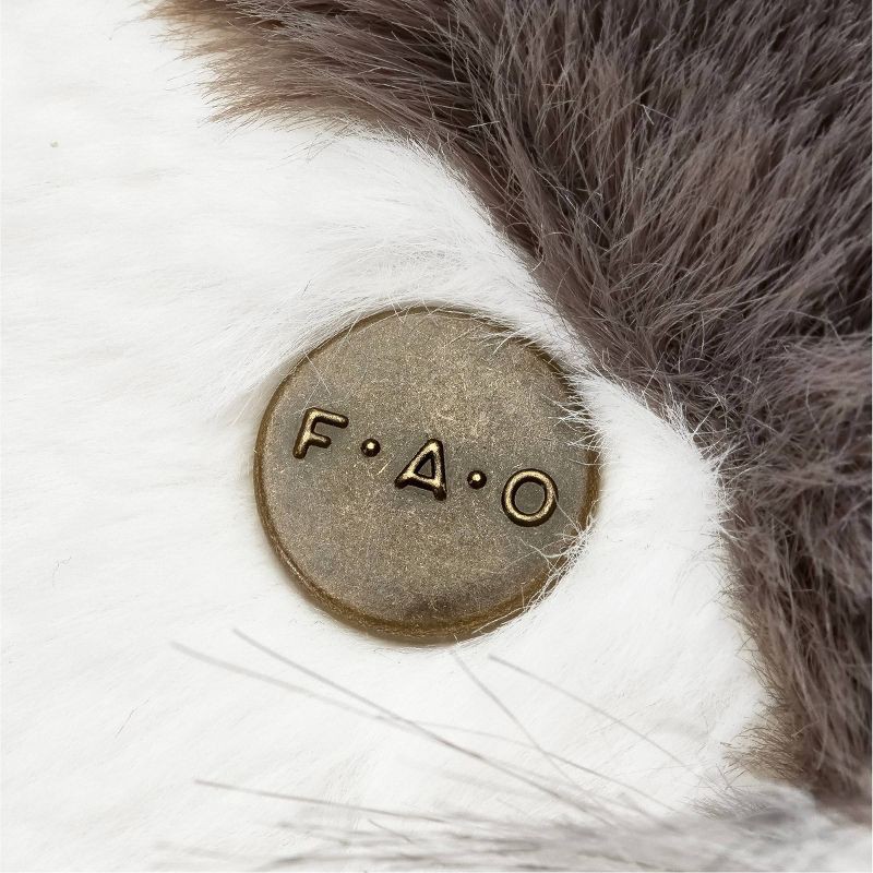 slide 5 of 5, FAO Schwarz 10" Big Tails Husky Plush, 1 ct