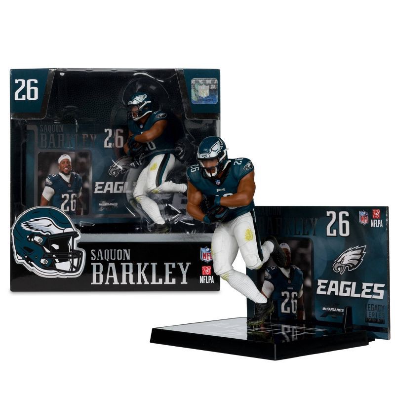 slide 6 of 9, NFL Philadelphia Eagles Saquon Barkley 7'' Mini Figure, 1 ct