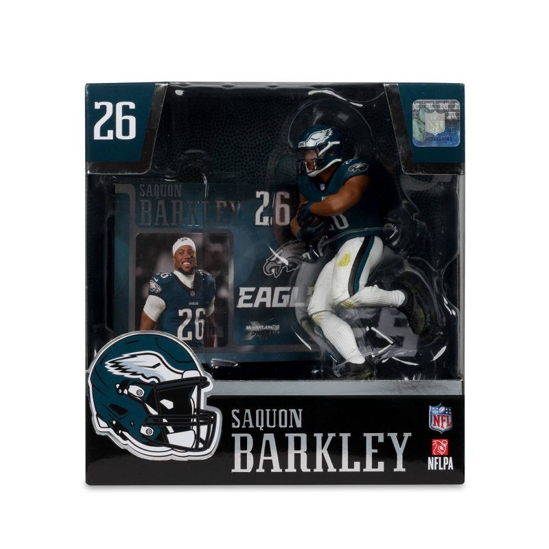slide 7 of 9, NFL Philadelphia Eagles Saquon Barkley 7'' Mini Figure, 1 ct