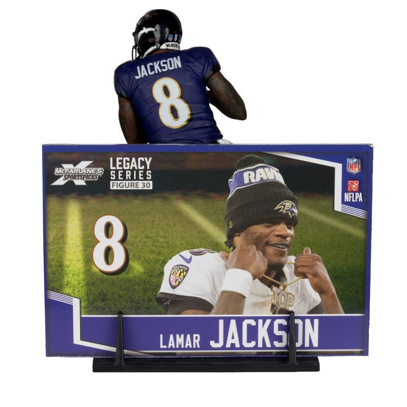 slide 4 of 9, NFL Baltimore Ravens Lamar Jackson 7'' Mini Figure, 1 ct