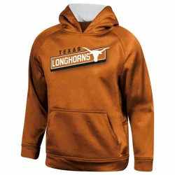 NCAA Texas Longhorns Boys' Gray Hooded Sweatshirt - L