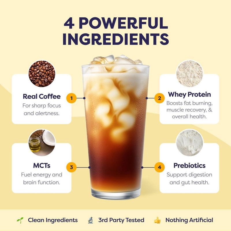 slide 5 of 9, Javvy Original Instant Protein Coffee - 8.8oz, 8.8 oz