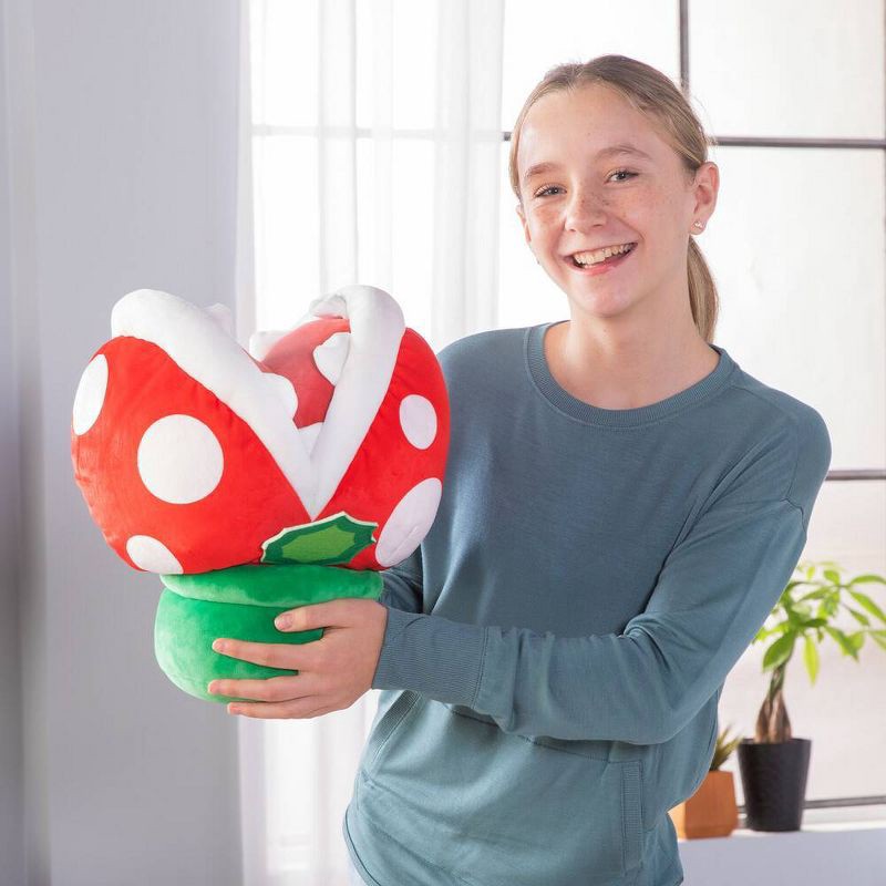 slide 3 of 5, Club Mocchi Mocchi Piranha Plant 15" Plush, 1 ct