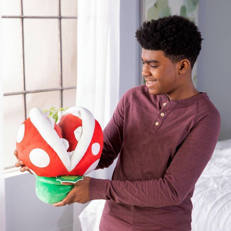 slide 5 of 5, Club Mocchi Mocchi Piranha Plant 15" Plush, 1 ct