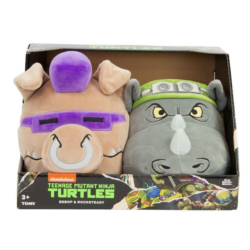slide 1 of 16, Club Mocchi Mocchi TMNT Bebop & Rocksteady 2-Pack Plush Gift Set, 1 ct