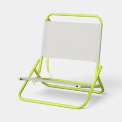 Beach Sand Chair Cream/Lime Green - Room Essentials™
