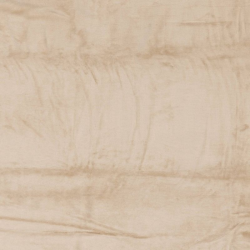 slide 5 of 5, Solid Plush Throw Blanket with Faux Shearling Reverse Khaki - Threshold™, 1 ct