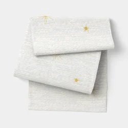 72"x14" Table Runner Silver and Gold - Threshold™