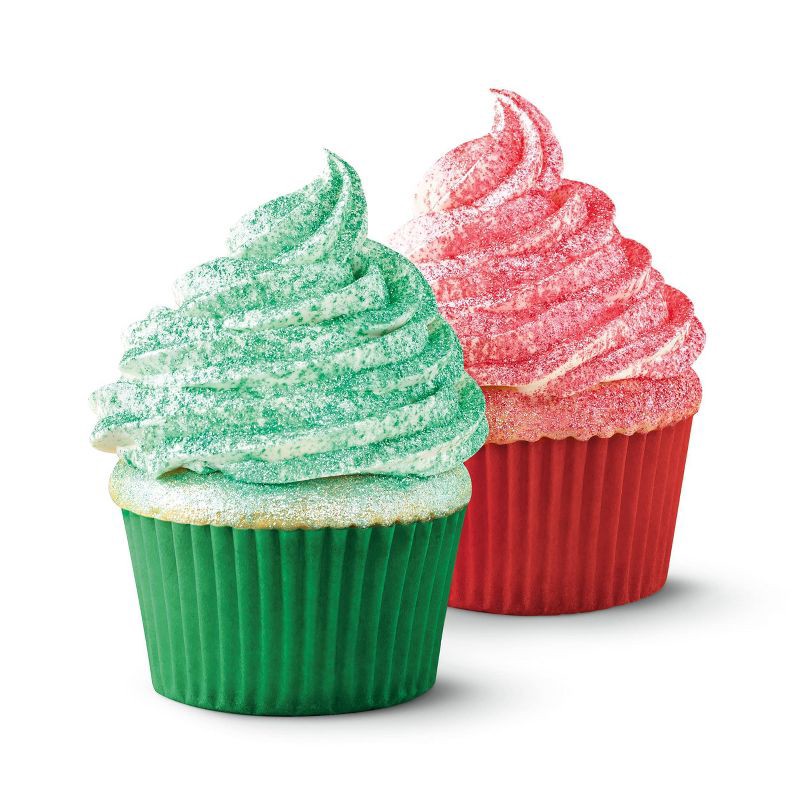 slide 5 of 5, Holiday Red & Green Glitter Dust Pump - 0.28oz - Favorite Day™, 0.28 oz