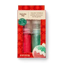 Holiday Red & Green Glitter Dust Pump - 0.28oz - Favorite Day™